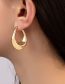 Fashion Gold Alloy Drop Earrings