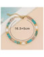 Fashion 5# Disc Emperor Pearl Beaded Bracelet