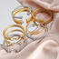 Fashion 1# Titanium Geometric Split Ring