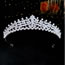 Fashion Zircon Crown Alloy Inlaid Zirconium Geometric Crown