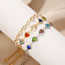 Fashion 1# Alloy Diamond Heart Bracelet