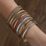Fashion 2# Alloy Geometric Bracelet Set