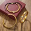 Fashion 6# Copper Inlaid Zirconium Leopard Multilayer Men's Bracelet