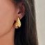 Fashion Gold Pure Copper Drop Earrings(large)