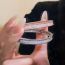 Fashion Bracelet - Silver Alloy Inlaid Zirconium Geometric Bracelet