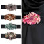 Fashion Rose Red Fabric Floral Elastic Wide Belt