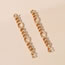 Fashion Gold Alloy Geometric Chain Earrings