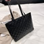 Fashion Black Leopard Print Pu Printing Large Capacity Shoulder Bag