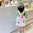 Fashion Pink Cow Cartoon Color Contrasting Calf Children's Backpack