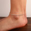 Fashion N Alloy Diamond Claw Chain 26 Alphabet Anklet