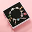 Fashion 3# Alloy Diamond Butterfly Flower Multi-element Bracelet