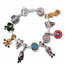Fashion 9# Alloy Diamond Heart Butterfly Multi-element Bracelet