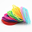 Fashion Solid Color (color Mixed Hair) Silicone Round Bracelet
