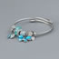 Fashion Silver Alloy Diamond Butterfly Geometric Multi-element Bracelet