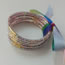 Fashion Color Silicone Sequin Bow Bracelet