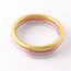 Fashion Rose Gold Silicone Pvc Particle Bracelet
