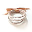 Fashion White Silicone Polka Dot Bow Bracelet Set