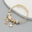 Fashion Gold Alloy Diamond Moon Pentagram Crown Multi-element Bracelet