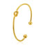 Fashion Gold Gold-plated Metal Knotted Cuff Bracelet