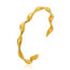 Fashion Gold Metal Geometric Wave Bracelet