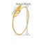 Fashion Gold Metal Irregular Leaf Bracelet