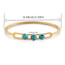 Fashion White Pine Gold-plated Copper And White Pine Geometric Bracelet