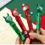 Fashion Red Deer [10 Color Pens] Christmas Sequins Press 10-color Ballpoint Pen