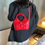 Fashion Khaki Pu Woven Large Capacity Messenger Bag