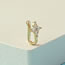 Fashion 6# Alloy Inlaid Zirconium Butterfly U-shaped Nose Clip