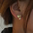 Fashion Silver Pure Copper Pearl Earrings