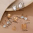 Fashion 6# Metal Diamond Geometric Ear Clip Set