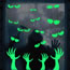 Fashion Yj003 (luminous Self-adhesive) Halloween Glow Eyes Ghost Hands Fluorescent Wall Sticker