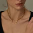 Fashion Gold Metal Chain Necklace