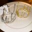 Fashion Bracelet - Silver Alloy Lava Open Bracelet
