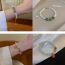 Fashion 43# Bracelet - White Crystal Alloy Geometric Beaded Bracelet