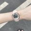 Fashion Black Plastic Geometric Electronic Watch (with Battery)