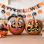 Fashion 10# Halloween Pumpkin Trick Or Treat Stickers