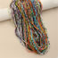 Fashion Color Multi-layer Colored Rice Bead Beaded Waist Chain (8 Random Colors)