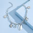 Fashion Silver Alloy Scallop Turtle Conch Anklet