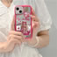 Fashion Shell + Diamond Sticker Tpu Barbie Print Iphone Case + Diamond Sticker