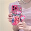 Fashion Shell + Pendant Tpu Barbie Print Iphone Case + Heart Pendant
