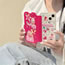 Fashion Shell + Diamond Sticker Tpu Cartoon Barbie Print Iphone Case + Diamond Sticker
