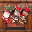 Fashion Elk Polyester Christmas Stocking Pendant