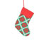 Fashion No. 2 Color Pack (12 Pieces) Polyester Knitted Christmas Stocking Pendant