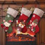 Fashion 18m05c Style Polyester Knitted Christmas Stocking Pendant