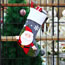 Fashion 2# Polyester Christmas Stocking Pendant