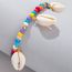 Fashion Color Multicolored Rice Bead Beaded Shell Bracelet