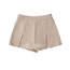 Fashion Khaki Polyester Slit Skirts