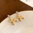 Fashion Gold (real Gold Plating) Alloy Geometric Balloon Dog Earrings