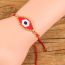 Fashion 2# Bead Woven Eye Bracelet